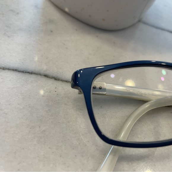 Willow Mae Eye See Beauty Children’s prescription glasses frames Blue and pearl - Picture 6 of 7